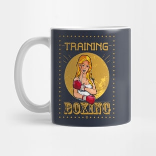 Boxing girl Mug